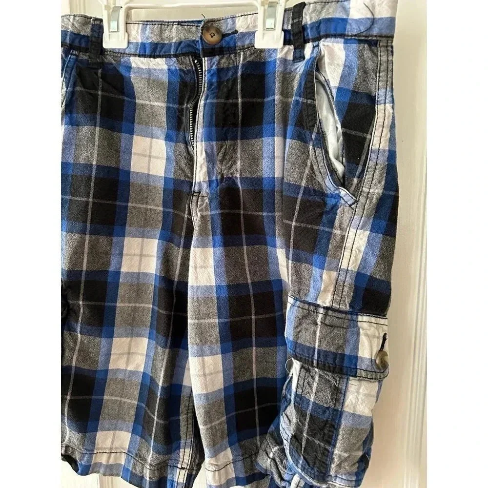Faded Glory Size 18 youth checkered Shorts